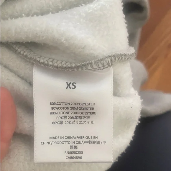 Essentials Light Gray Hoodie - Picture 5 of 6